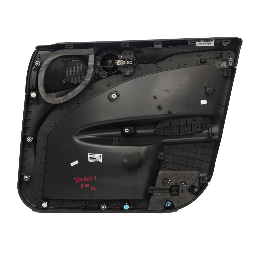Frente Izquierda Tarjeta de Puerta del Panel de Ajuste Carbono Negro para Mini R60 con número de pieza 9808657 Mini R60 Frente Izquierda Tarjeta de Puerta del Panel de Ajuste Carbono Negro - SKU 9808657 - Número de pieza 9808657