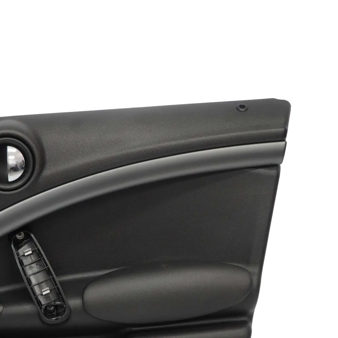 Front Right O/S Door Card Trim Panel Carbon Black to Mini Countryman R60 with Part number 9808658 Mini Countryman R60 Front Right O/S Door Card Trim Panel Carbon Black - SKU 9808658-1 - Part number 9808658