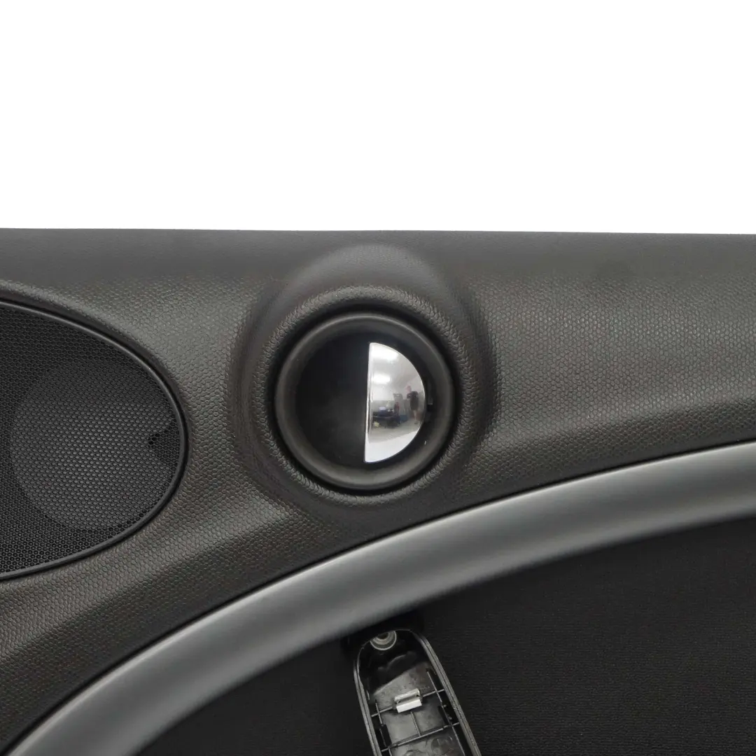 Anteriore Destro O/S Scheda Porta Trim Panel Nero Carbonio per Mini Countryman R60 con numero di parte 9808658 Mini Countryman R60 Anteriore Destro O/S Scheda Porta Trim Panel Nero Carbonio - SKU 9808658-1 - Numero di parte 9808658