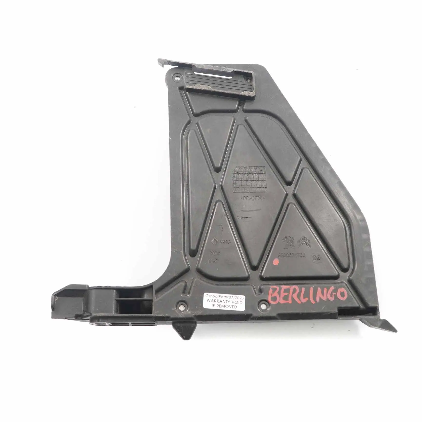 Citroen Berlingo ECU Staffa Unità Controllo Modulo Supporto Supporto 9808674780