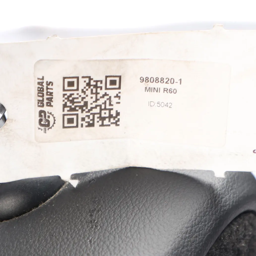 Left N/S Folding Seat Leather Gravity Carbon Black to Mini R60 Countryman Rear with Part number 9808820 Mini R60 Countryman Rear Left N/S Folding Seat Leather Gravity Carbon Black - SKU 9808820-1 - Part number 9808820
