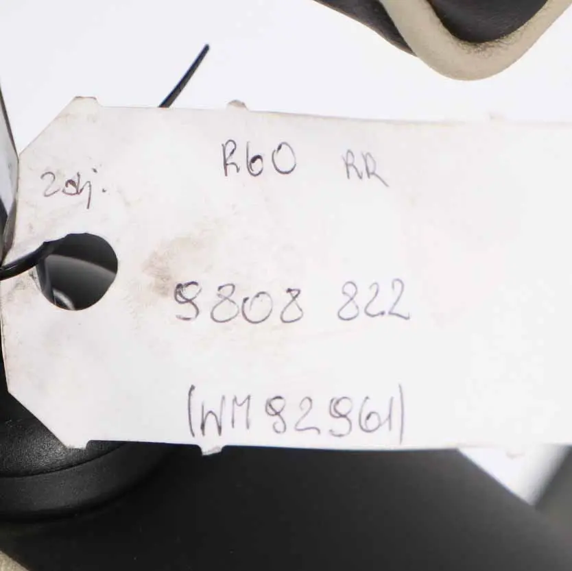 Asiento Trasero Abatible Derecho Cuero Lounge Carbono Negro para Mini R60 Countryman con número de pieza 9808822 Mini R60 Countryman Asiento Trasero Abatible Derecho Cuero Lounge Carbono Negro - SKU 9808822 - Número de pieza 9808822