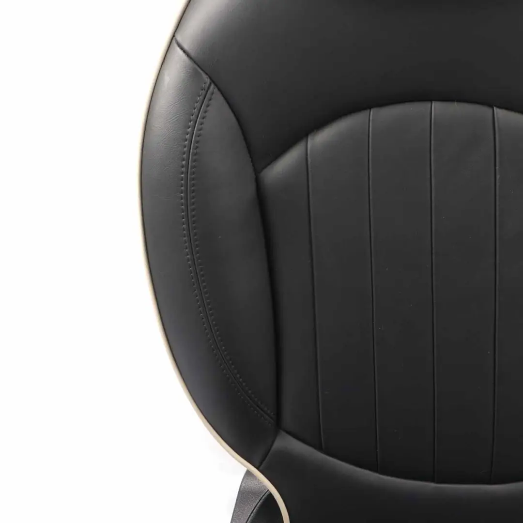 Fotel Tylny Prawy Składany Skórzanny Czarny Carbon do Mini R60 Countryman o numerze 9808822 Mini R60 Countryman Fotel Tylny Prawy Składany Skórzanny Czarny Carbon - SKU 9808822 - Numer Części 9808822