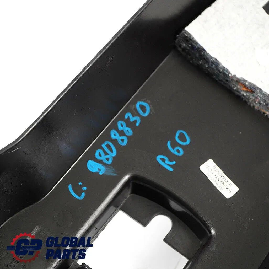 Mini Countryman R60 Console Centrale Couvercle Noir - SKU 9808830 - Numéro de pièce 7124626