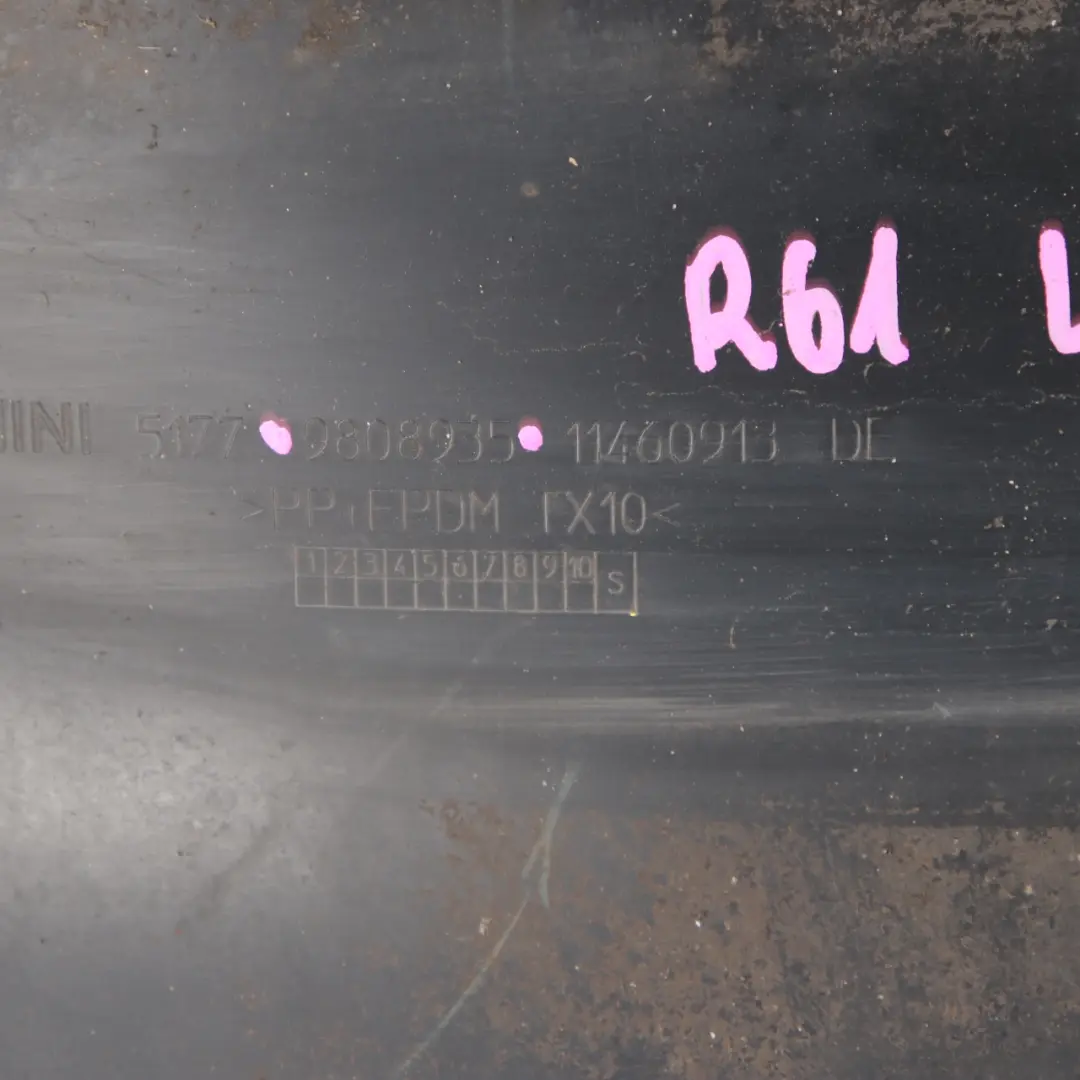 Left N/S Sill Skirt Door Side Trim Cover Black to Mini Cooper Paceman R61 Cover with Part number 9808935 Mini Cooper Paceman R61 Cover Left N/S Sill Skirt Door Side Trim Cover Black - SKU 9808935 - Part number 9808935