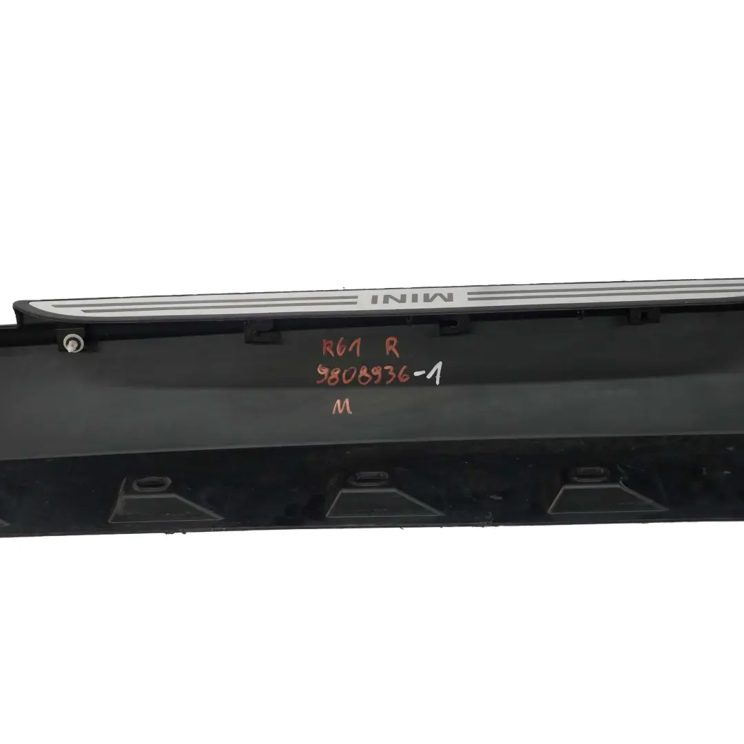 Side Skirt Right O/S Sill Door Trim Cover Primed to Mini Paceman R61 with Part number 9808936 Mini Paceman R61 Side Skirt Right O/S Sill Door Trim Cover Primed - SKU 9808936-1 - Part number 9808936