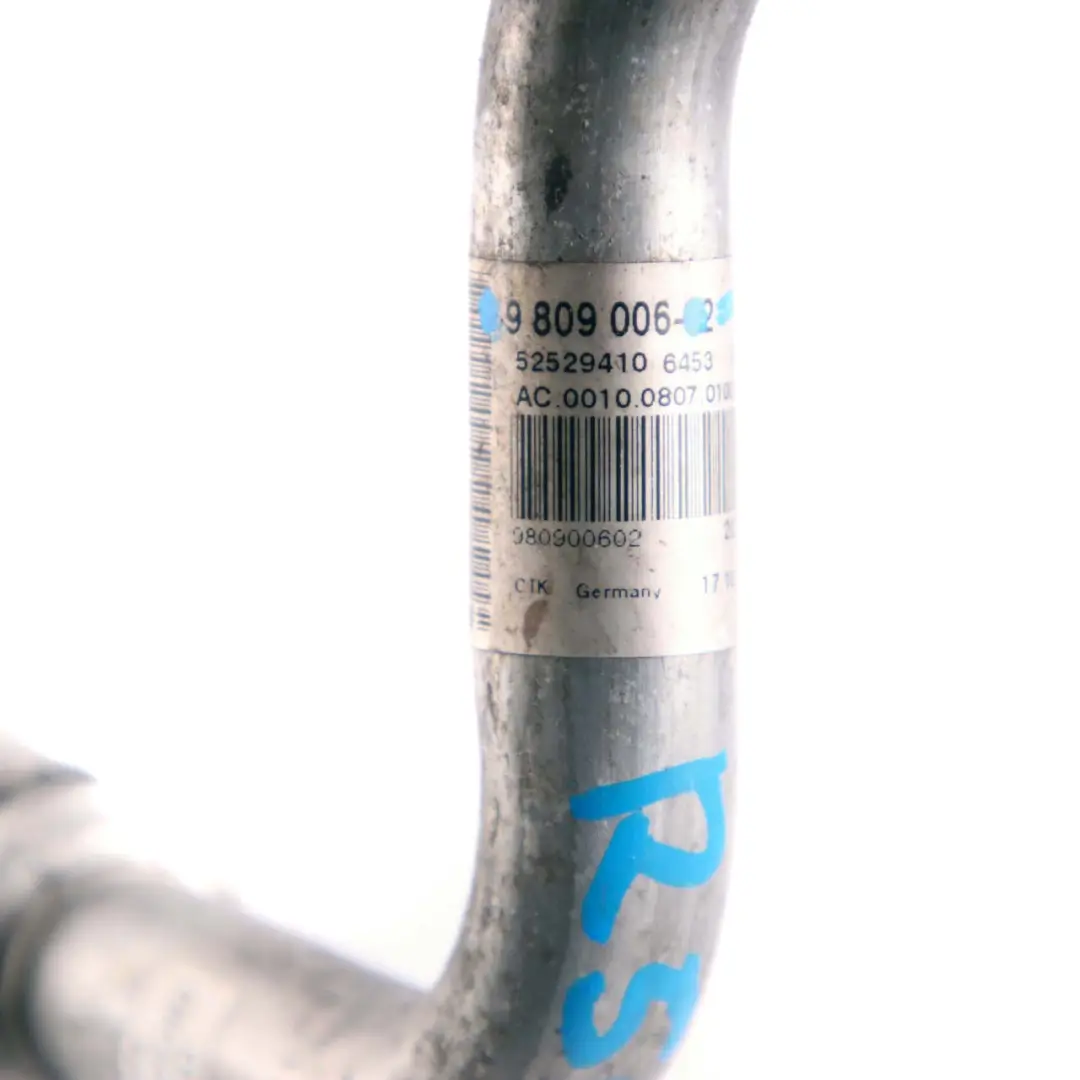 Tuyau d'aspiration du compresseur de l'evaporateur pour Mini Cooper D R55 R56 à propos du numéro de pièce 9809006 Mini Cooper D R55 R56 Tuyau d'aspiration du compresseur de l'evaporateur - SKU 9809006-1 - Numéro de pièce 9809006