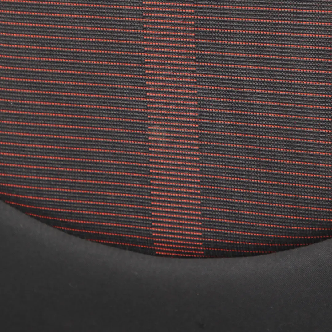 Left N/S Folding Seat Cloth Leather Parallel Lines Red to Mini R60 Countryman Rear with Part number 9809212 Mini R60 Countryman Rear Left N/S Folding Seat Cloth Leather Parallel Lines Red - SKU 9809212 - Part number 9809212