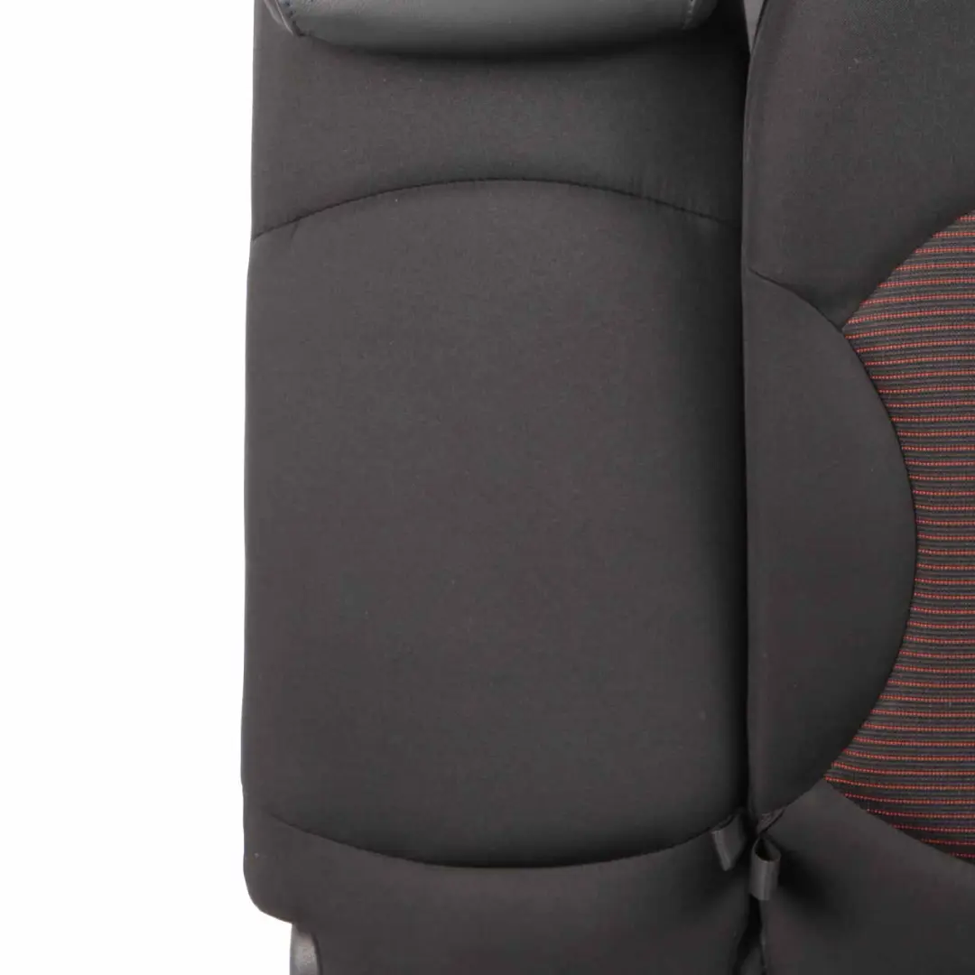 Left N/S Folding Seat Cloth Leather Parallel Lines Red to Mini R60 Countryman Rear with Part number 9809212 Mini R60 Countryman Rear Left N/S Folding Seat Cloth Leather Parallel Lines Red - SKU 9809212 - Part number 9809212