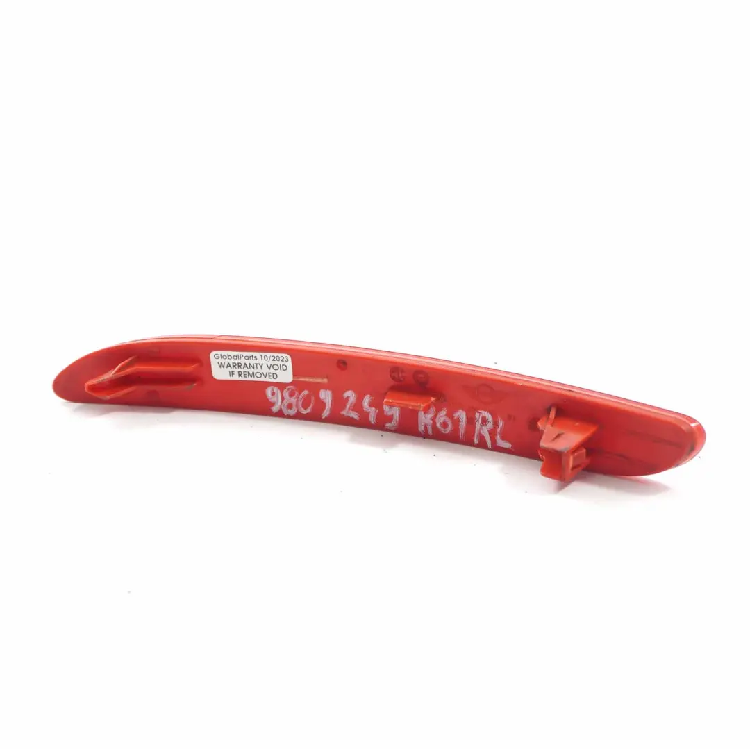 Lamp Reflector Rear Left N/S Bumper Reflection Light Mini Paceman R61 - SKU 9809249 - Part number 9809249