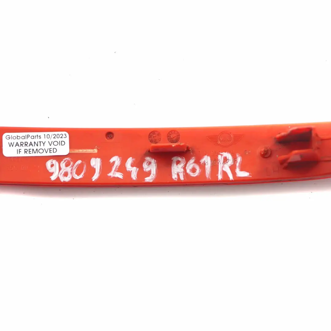 Lamp Reflector Rear Left N/S Bumper Reflection Light Mini Paceman R61 - SKU 9809249 - Part number 9809249