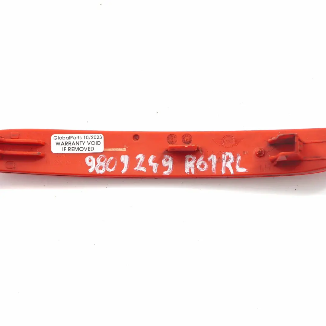 Lamp Reflector Rear Left N/S Bumper Reflection Light Mini Paceman R61 - SKU 9809249 - Part number 9809249
