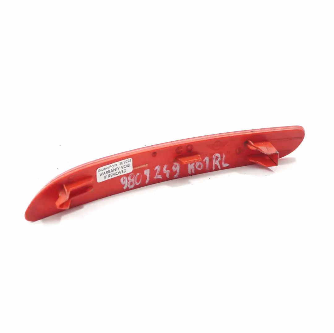 Lamp Reflector Rear Left N/S Bumper Reflection Light Mini Paceman R61 - SKU 9809249 - Part number 9809249