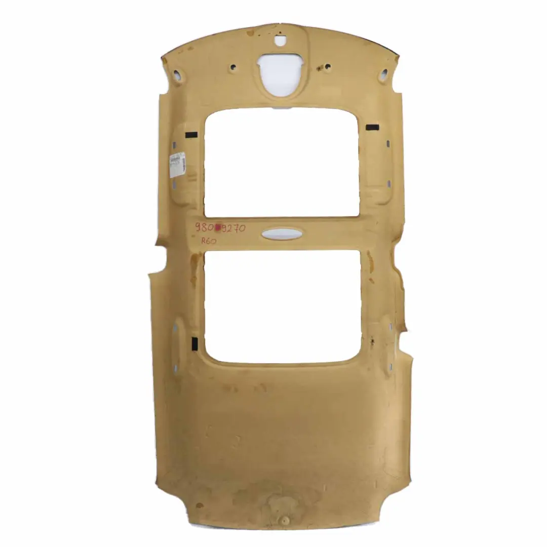 Headlining Roof Lining Carbon Black Panoramic Sunroof to Mini R60 with Part number 9809270 Mini R60 Headlining Roof Lining Carbon Black Panoramic Sunroof - SKU 9809270 - Part number 9809270