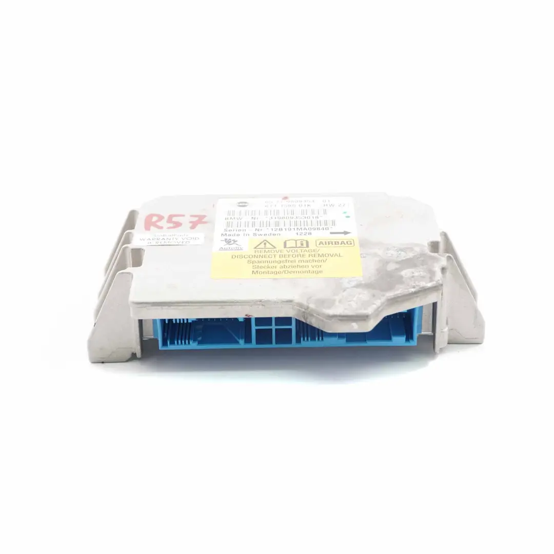 Mini R57 LCI R59 Convertible Airbag ECU Control Unit Module - SKU 9809353 - Part number 9809353