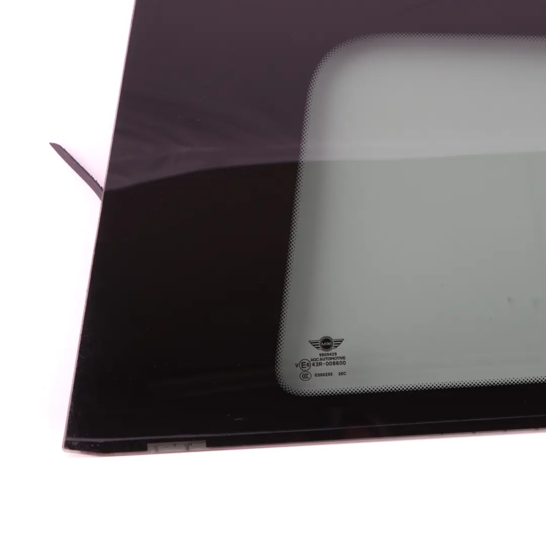 Vitre Mini R61 Paceman Arrière gauche Quartier fixe teinté pour à propos du numéro de pièce 9809429 Vitre Mini R61 Paceman Arrière gauche Quartier fixe teinté - SKU 9809429 - Numéro de pièce 9809429