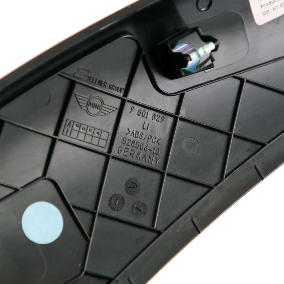 Mini Countryman R60 R61 Rivestimento Console Anteriore Sinistra Destra Black - SKU 9809543-2 - Numero di parte 9809543