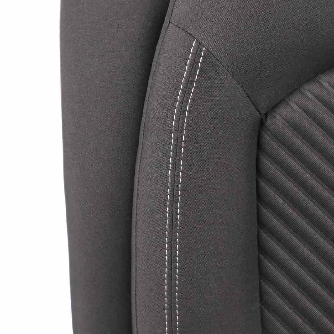 Cloth Fabric Diagonal Track Carbon Black Rear Left Seat to MINI R61 Paceman with Part number 9809831 MINI R61 Paceman Cloth Fabric Diagonal Track Carbon Black Rear Left Seat - SKU 9809831 - Part number 9809831