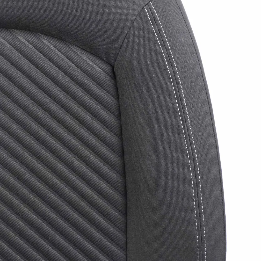 Cloth Fabric Diagonal Track Carbon Black Rear Left Seat to MINI R61 Paceman with Part number 9809831 MINI R61 Paceman Cloth Fabric Diagonal Track Carbon Black Rear Left Seat - SKU 9809831 - Part number 9809831