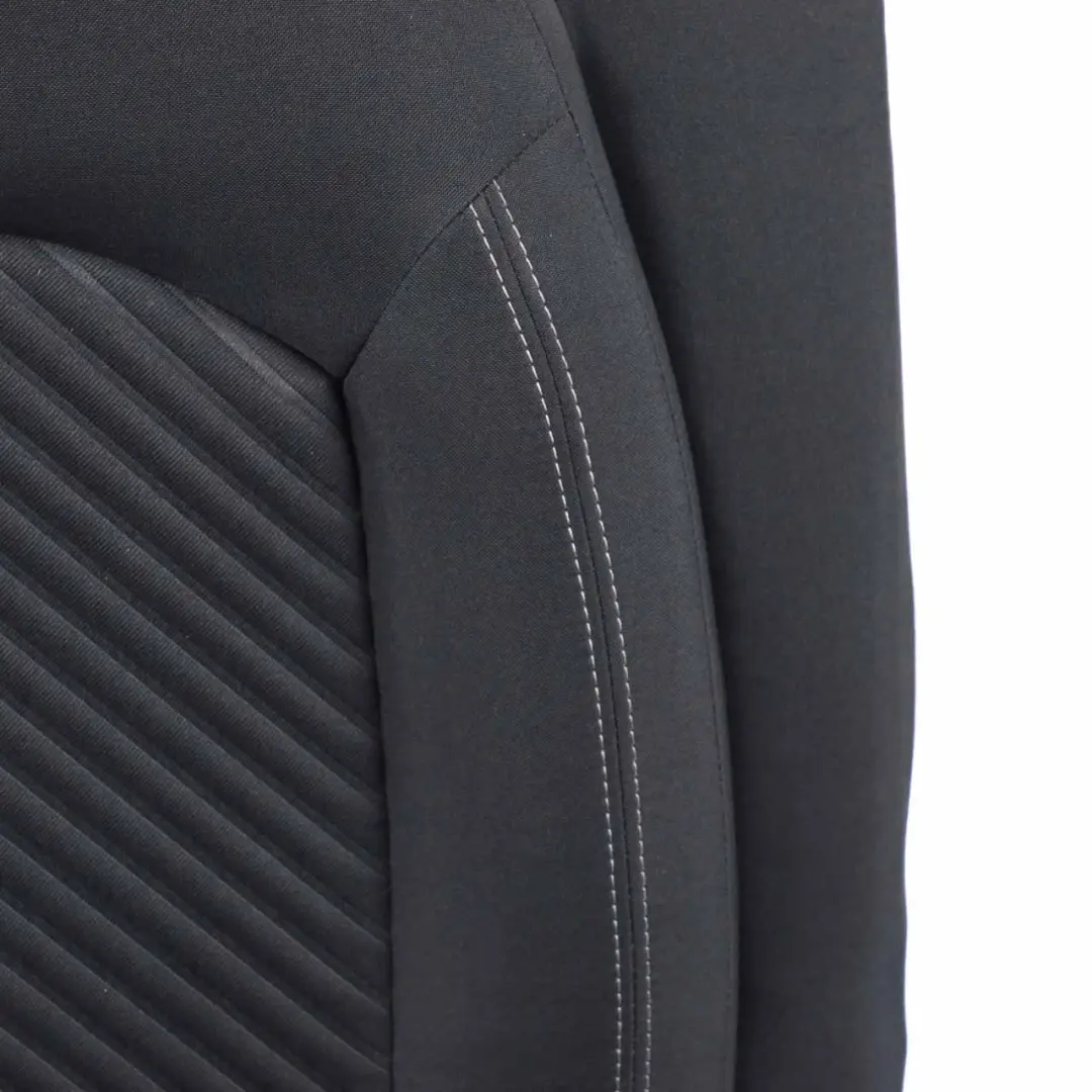 Cloth Fabric Diagonal Track Carbon Black Rear Right O/S Seat to MINI R61 Paceman with Part number 9809832 MINI R61 Paceman Cloth Fabric Diagonal Track Carbon Black Rear Right O/S Seat - SKU 9809832 - Part number 9809832
