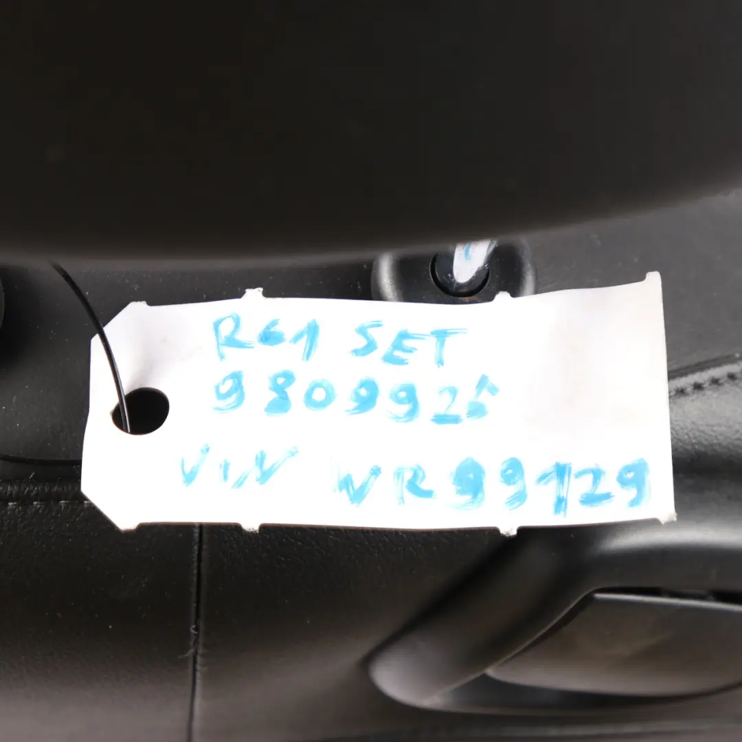 Seats Mini Paceman R61 Cooper Full Black Leather Gravity Front Rear Seat Set to with Part number 9809925 Seats Mini Paceman R61 Cooper Full Black Leather Gravity Front Rear Seat Set - SKU 9809925 - Part number 9809925