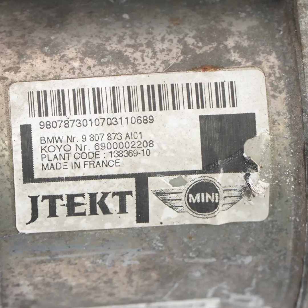 Silnik Przekładni Kierowniczej do Mini Cooper R60 o numerze 9808836 Mini Cooper R60 Silnik Przekładni Kierowniczej - SKU 9810036-1 - Numer Części 9808836