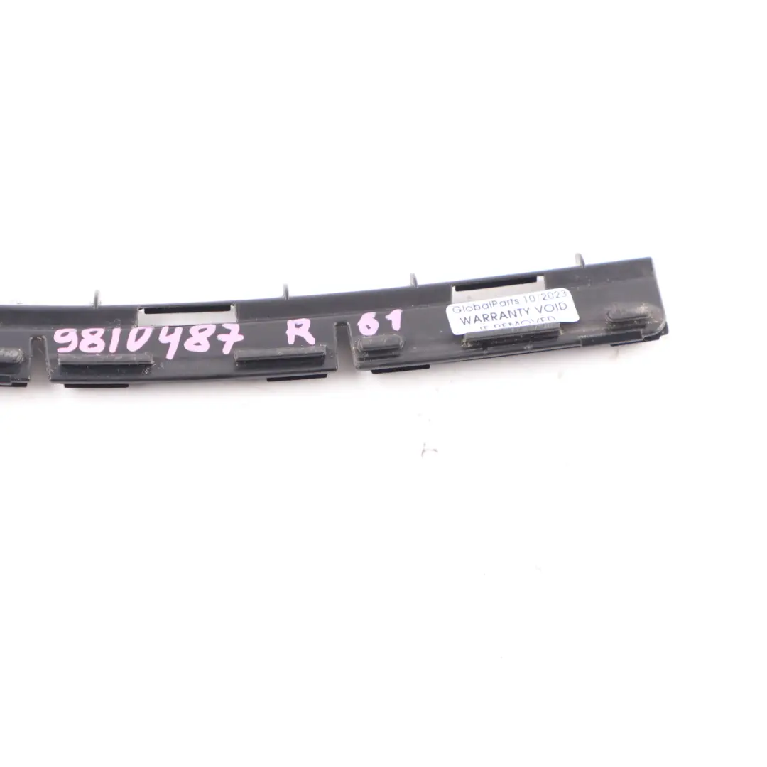 BMW F11 Touring Kombi Blende Fensterführungssteg Links Schwarz 7199785 - SKU 9810487 - Teilenummer 9810487