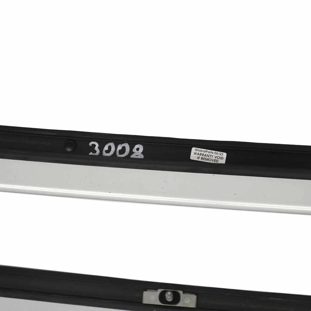 Peugeot 3008 Roof Railing Left Right N/O/S Rack Moulding Trim Aluminium Set - SKU 98108660VV - Part number 98108660VV