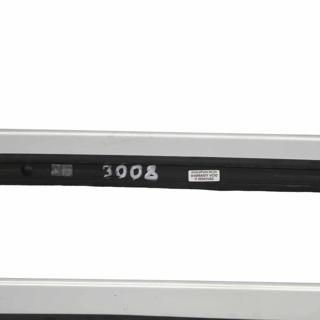 Peugeot 3008 Roof Railing Left Right N/O/S Rack Moulding Trim Aluminium Set - SKU 98108660VV - Part number 98108660VV