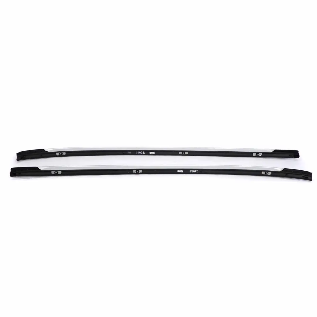 Peugeot 3008 Roof Railing Left Right N/O/S Rack Moulding Trim Aluminium Set - SKU 98108660VV - Part number 98108660VV