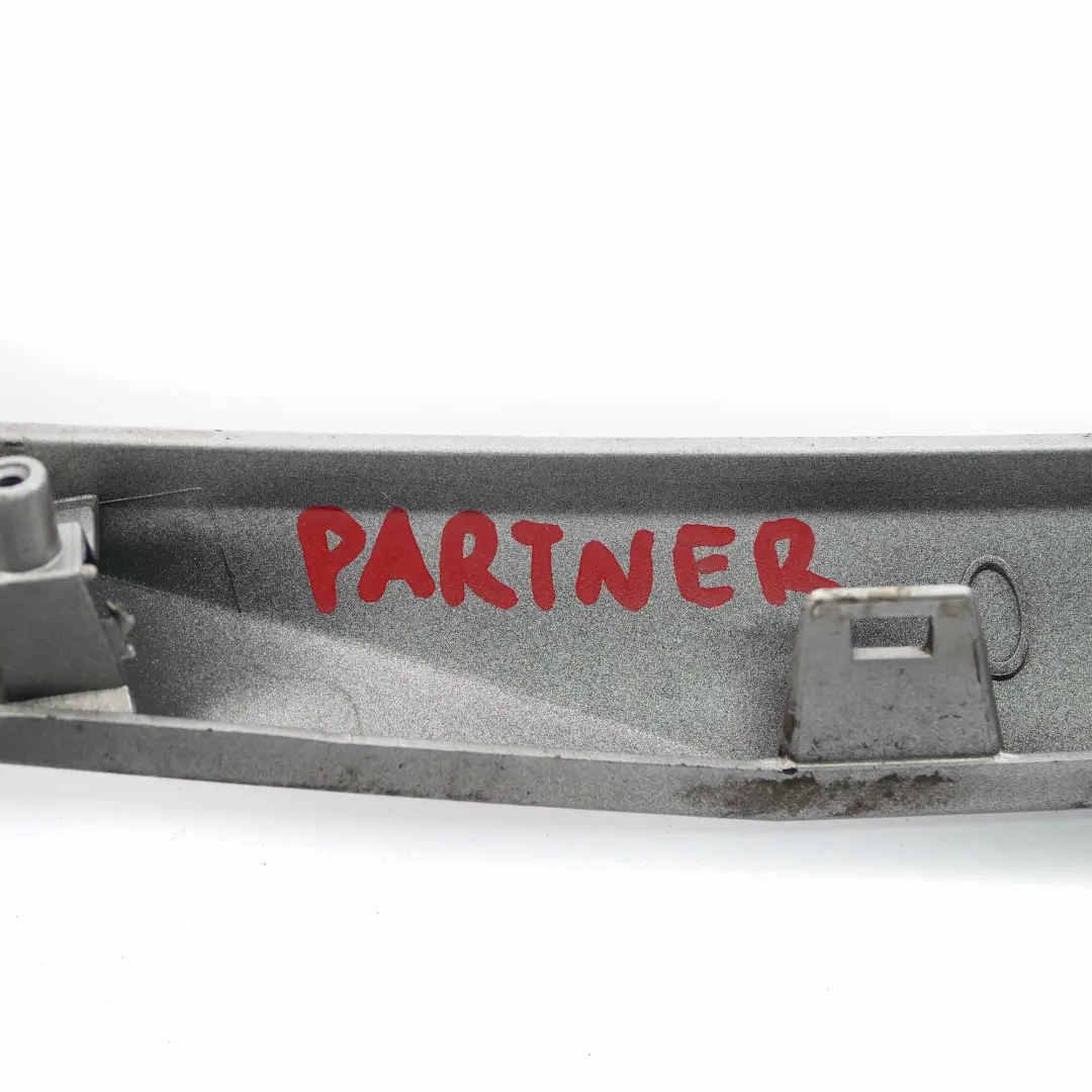 Front Bumper Centre Grille Covering Trim Chrome to Peugeot Partner with Part number 9810964777 Peugeot Partner Front Bumper Centre Grille Covering Trim Chrome - SKU 9810964777 - Part number 9810964777