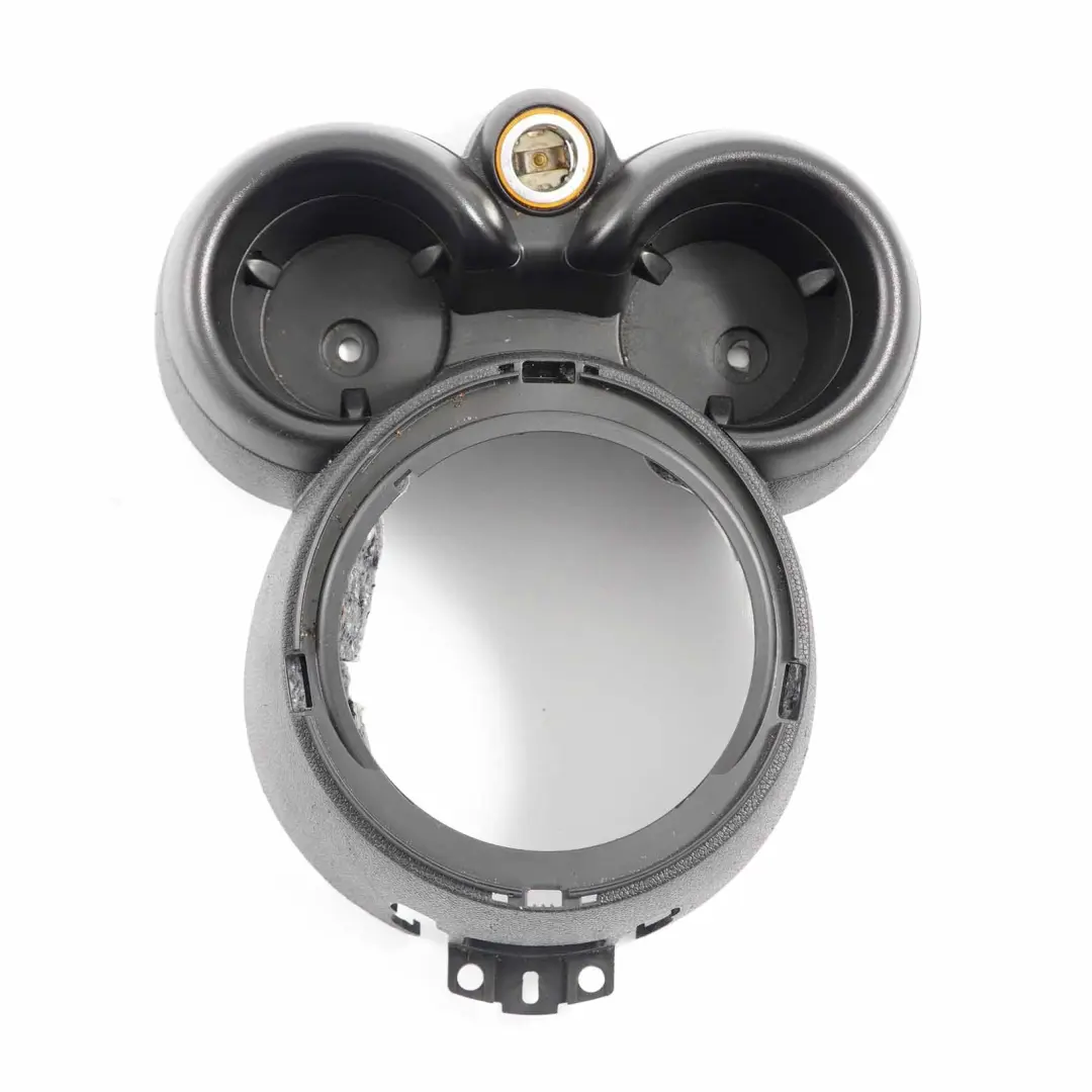 Consola Central Panel Delantero Tapa Negro para Mini Cooper R60 R61 con número de pieza 9811185 Mini Cooper R60 R61 Consola Central Panel Delantero Tapa Negro - SKU 9811185-2 - Número de pieza 9811185