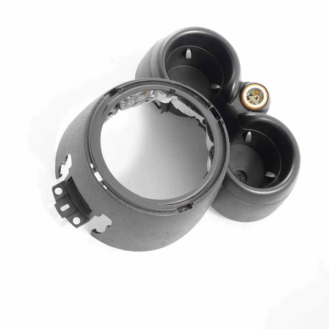 Mini R60 R61 Centre Console Front Trim Panel Cup Holder Cover Black - SKU 9811185-2 - Part number 9811185