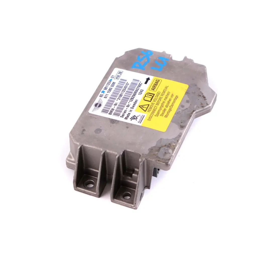 Airbag ECU Control Unit Module Mini Cooper One R55 R56 R57 - SKU 9811224 - Part number 9811224