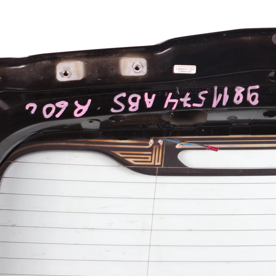 Trunk Lid Tailgate Boot Lid Absolute Black Metallic - B11 to Mini Countryman R60 with Part number 9811574 Mini Countryman R60 Trunk Lid Tailgate Boot Lid Absolute Black Metallic - B11 - SKU 9811574-ABS - Part number 9811574
