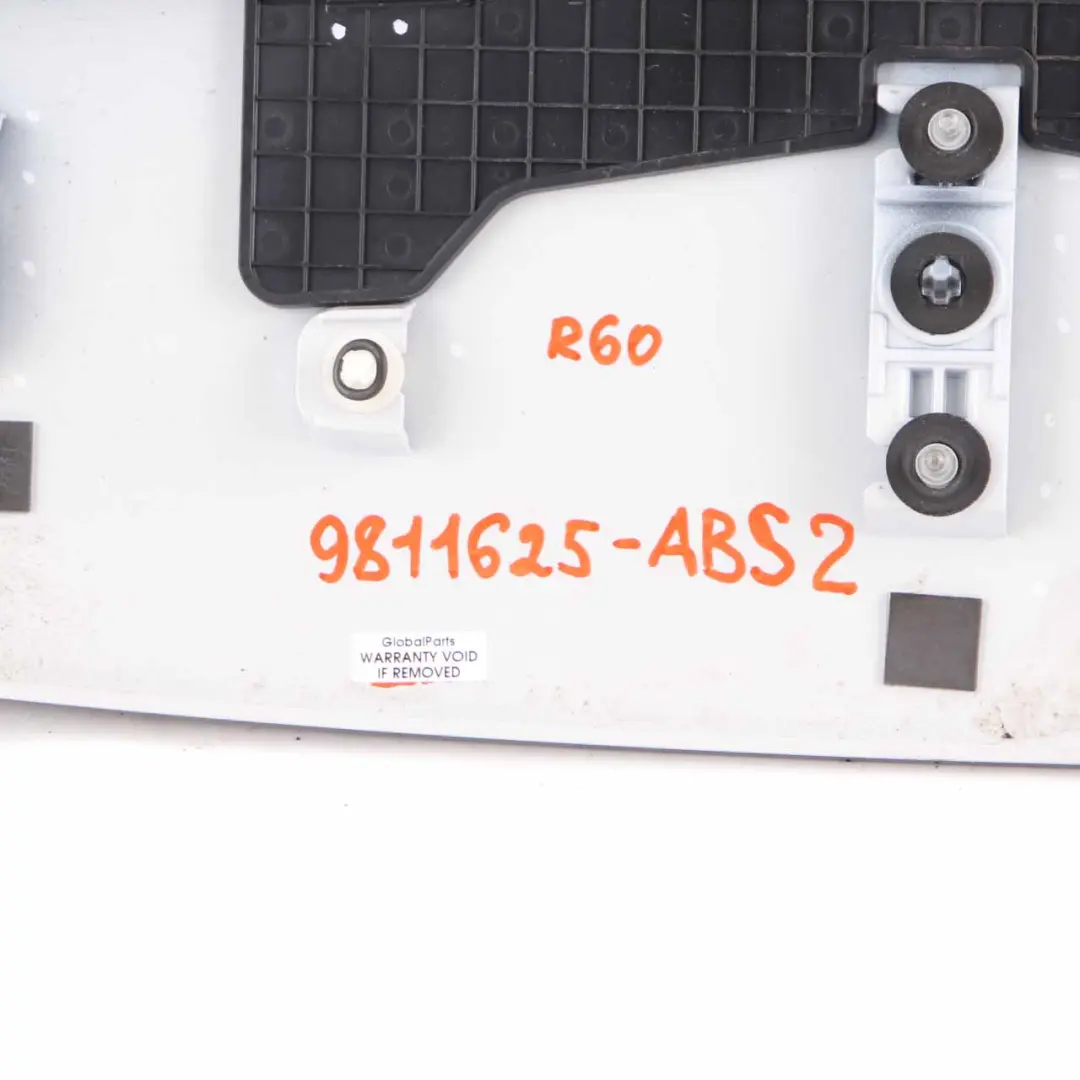 Boot Spoiler Absolute Black B11 to Mini Countryman R60 Rear Tailgate with Part number 9811625 Mini Countryman R60 Rear Tailgate Boot Spoiler Absolute Black B11 - SKU 9811625-ABS2 - Part number 9811625