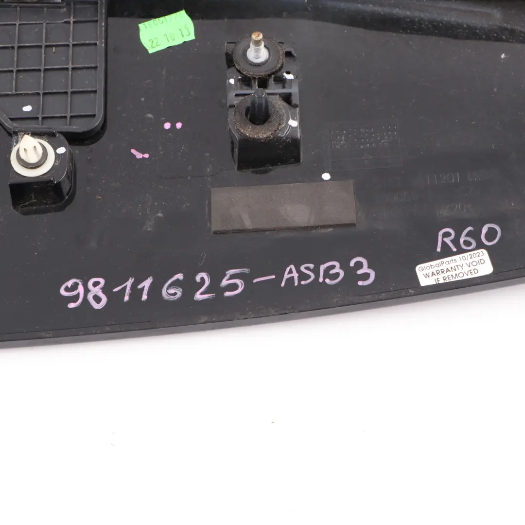 Boot Spoiler Panel Absolute Black B11 9811201 to Mini Countryman R60 Rear Tailgate with Part number 9811625 Mini Countryman R60 Rear Tailgate Boot Spoiler Panel Absolute Black B11 9811201 - SKU 9811625-ABS3 - Part number 9811625