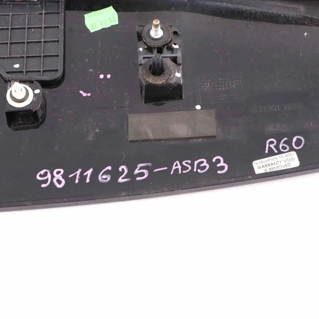 Boot Spoiler Panel Absolute Black B11 9811201 to Mini Countryman R60 Rear Tailgate with Part number 9811625 Mini Countryman R60 Rear Tailgate Boot Spoiler Panel Absolute Black B11 9811201 - SKU 9811625-ABS4 - Part number 9811625