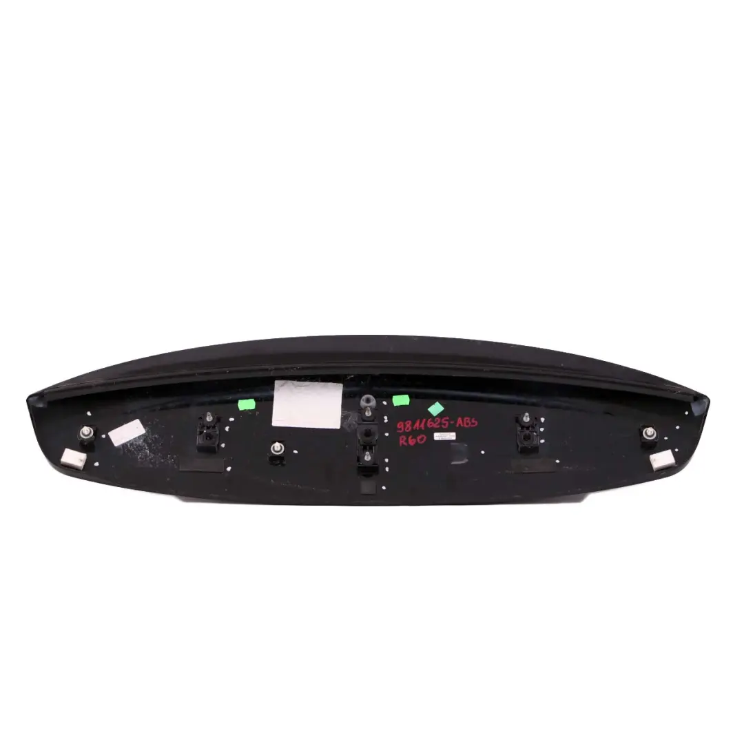 Mini Countryman R60 Rear Tailgate Boot Spoiler Absolute Black Metallic B11 - SKU 9811625-ABS - Part number 9811625