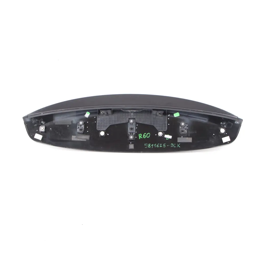 Spoiler Posteriore Portellone Baule Coperchio Nero per Mini Countryman R60 con numero di parte 9811625 Mini Countryman R60 Spoiler Posteriore Portellone Baule Coperchio Nero - SKU 9811625-BLK - Numero di parte 9811625