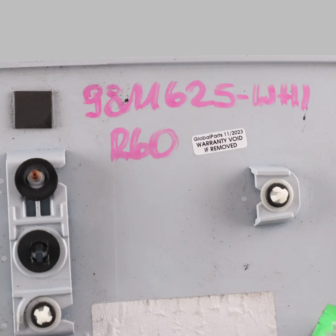 Panneau d'avertissement couvercle coffre arrière blanc 9811201 pour Mini R60 à propos du numéro de pièce 9811625 Mini R60 Panneau d'avertissement couvercle coffre arrière blanc 9811201 - SKU 9811625-WHI - Numéro de pièce 9811625