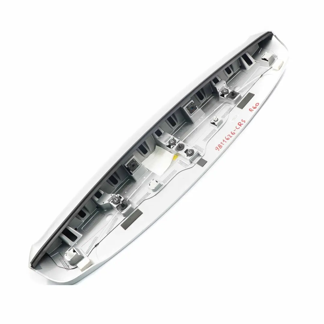 Spoiler Posteriore Mini R60 Portellone Bagagliaio Cristallo Argento B12 per con numero di parte 9811626 Spoiler Posteriore Mini R60 Portellone Bagagliaio Cristallo Argento B12 - SKU 9811626-CRS - Numero di parte 9811626