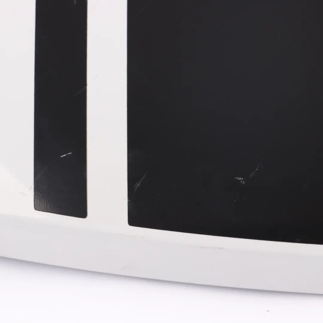 Boot Spoiler Light White - B15 Black Stripes to Mini R60 Rear Tailgate with Part number 9811626 Mini R60 Rear Tailgate Boot Spoiler Light White - B15 Black Stripes - SKU 9811626-LW - Part number 9811626