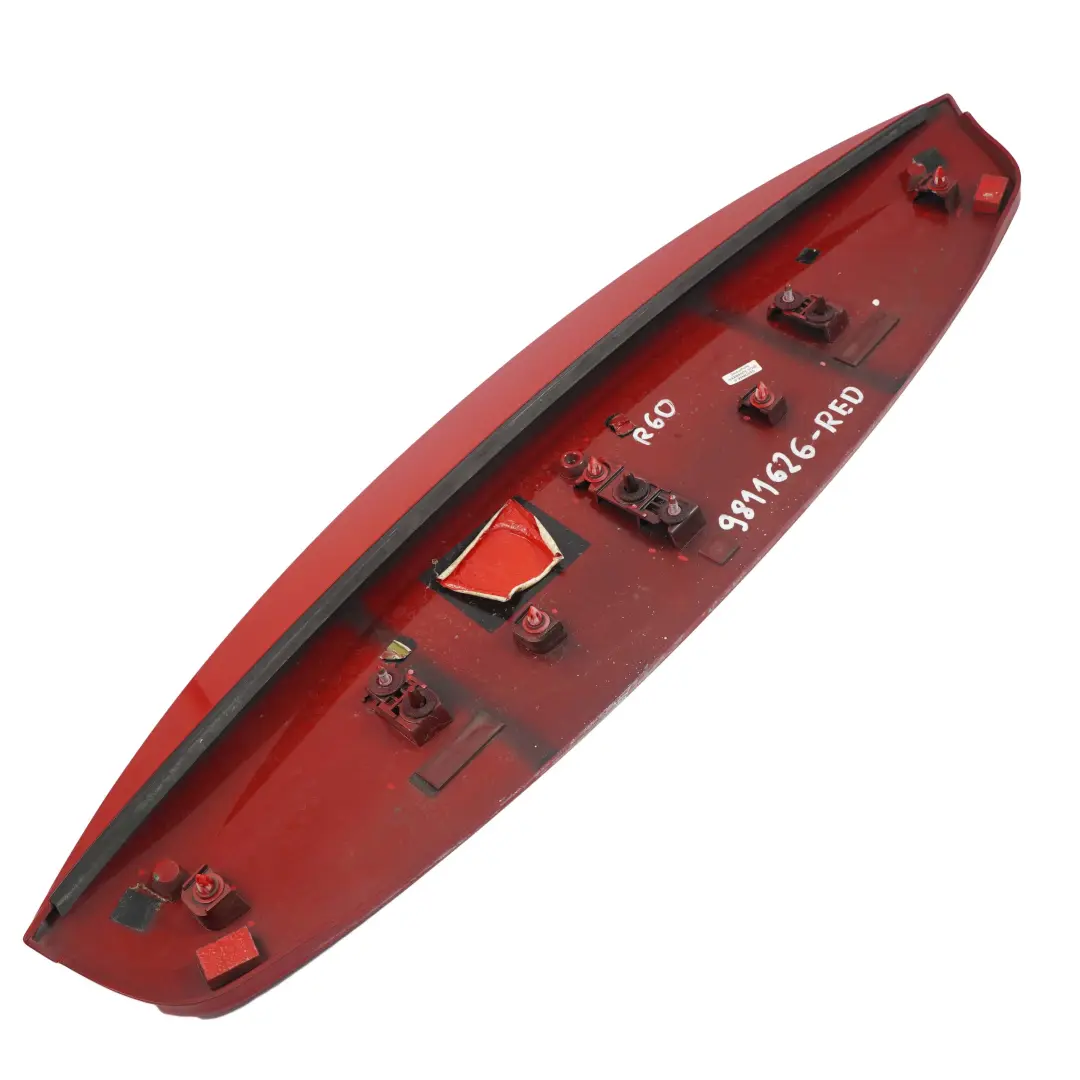 Rear Spoiler Mini R60 Countryman Tailgate Trunk Boot Lid Trim Panel Red 9801389 - SKU 9811626-RED - Part number 9811626