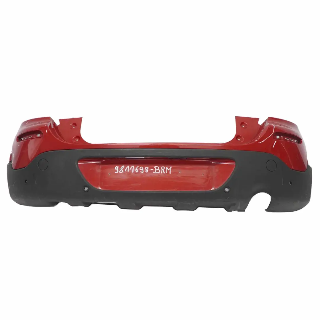 Bumper Rear PDC Trim Panel Blazing Red Metallic - B63 to Mini Paceman R61 with Part number 9807198 Mini Paceman R61 Bumper Rear PDC Trim Panel Blazing Red Metallic - B63 - SKU 9811698-BWM - Part number 9807198