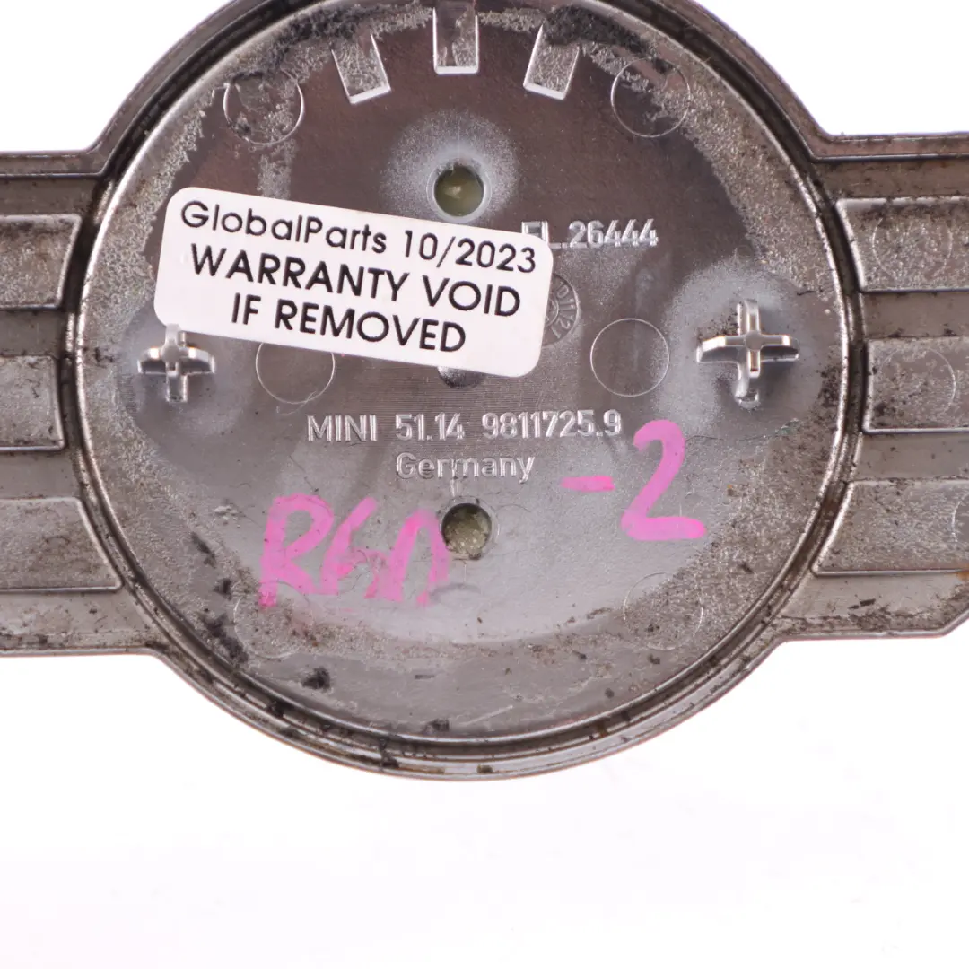 Motorhaube Chrom Abzeichen Emblem Vorne Logo für MINI Cooper R60 R61 mit Teilenummer 9811725 MINI Cooper R60 R61 Motorhaube Chrom Abzeichen Emblem Vorne Logo - SKU 9811725-2 - Teilenummer 9811725