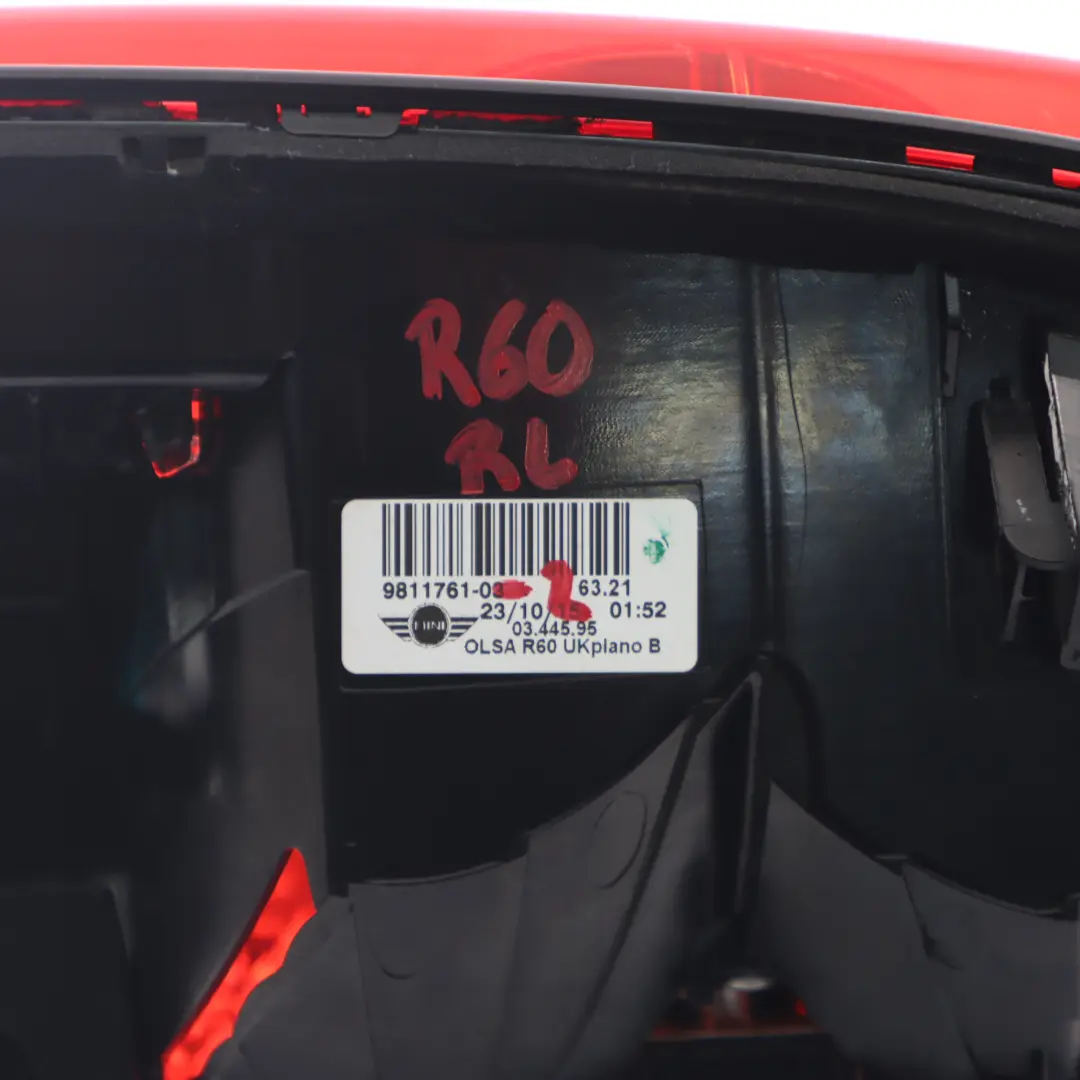 Mini Countryman R60 Rear Lamp Side Panel Tail Light Taillight Left N/S - SKU 9811761-2 - Part number 9811761