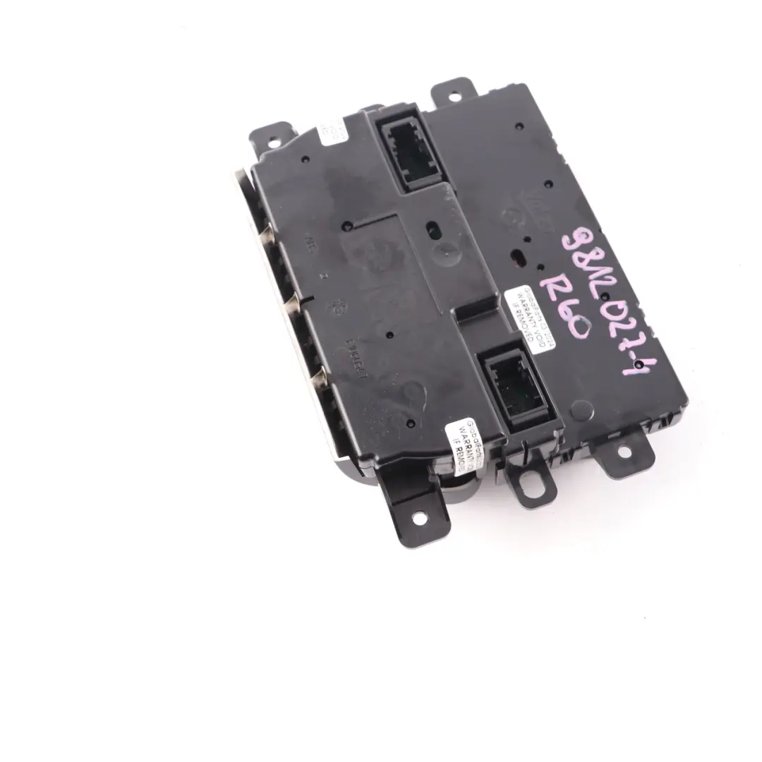 Mini Cooper R60 R61 Automatic Air Conditioning Heater Control Unit Switch - SKU 9812027-4 - Part number 9812027