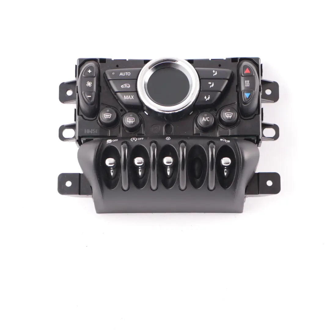 Conditioning Heater Control Unit Switch Panel to Mini R60 R61 Automatic Air with Part number 9812027 Mini R60 R61 Automatic Air Conditioning Heater Control Unit Switch Panel - SKU 9812027-5 - Part number 9812027