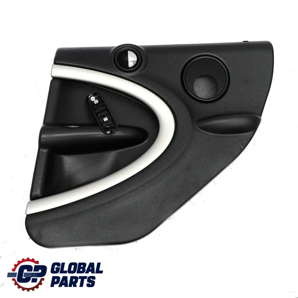 BMW Mini Countryman R60 Türverkleidung Hinten Rechts Schwarz Carbon Silber